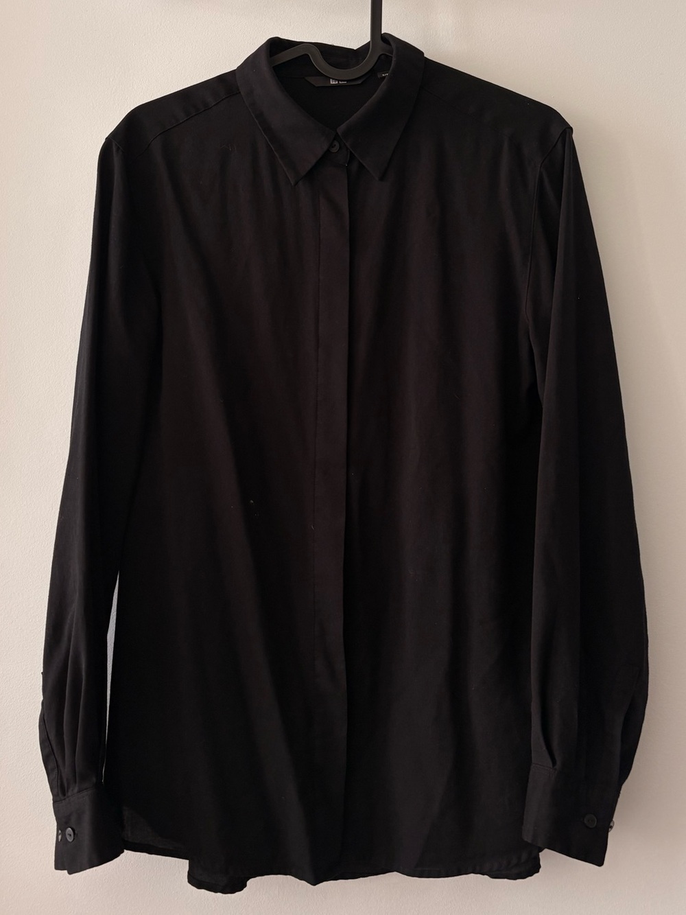 UNIQLO Rayon Blouse β Black β Size S